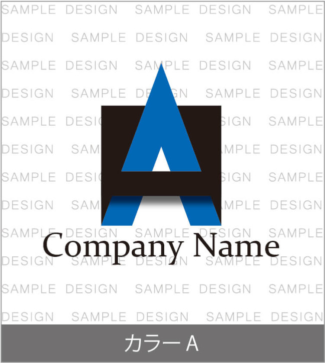 突き出る頭文字ロゴ A アルファベットのLOGO|ロゴマーク販売番号0102 | ロゴ販売|ロゴ購入と制作依頼サイト