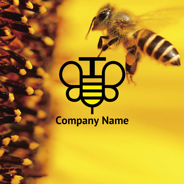 蜂蜜 ロゴ0248