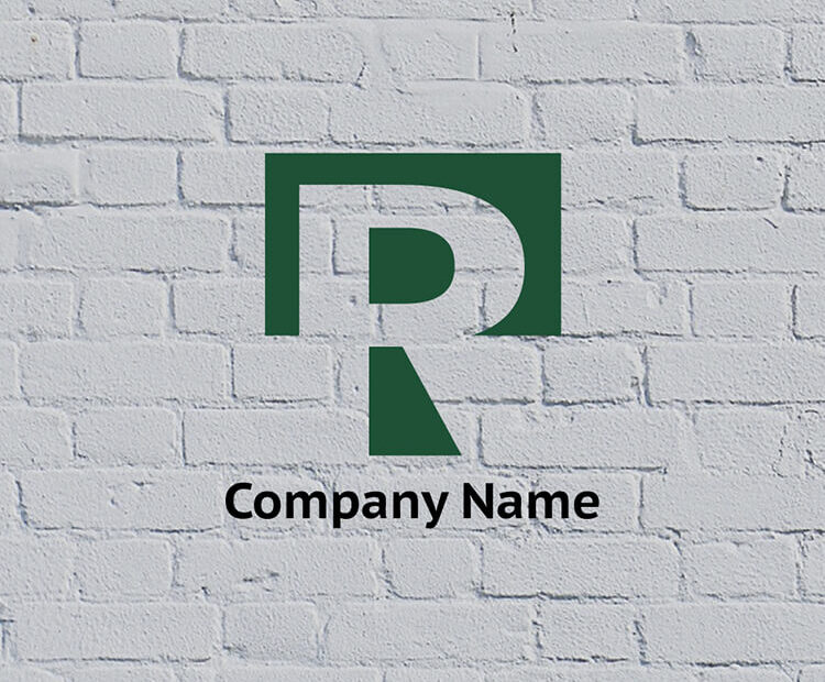 シンプルロゴ Rの文字のデザイン0812