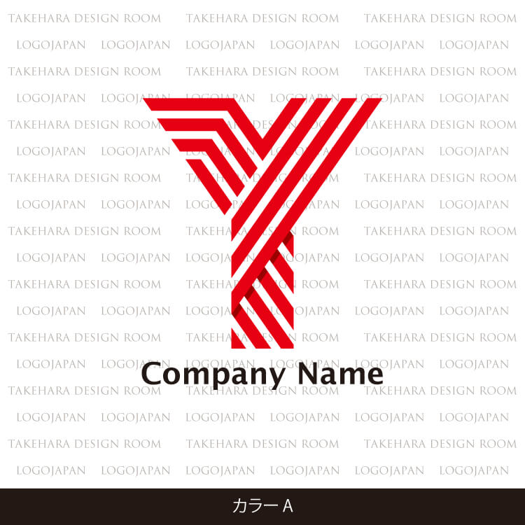 太めのラインが美しいアルファベットYブランドロゴ|販売番号01086 6 2101086color a
