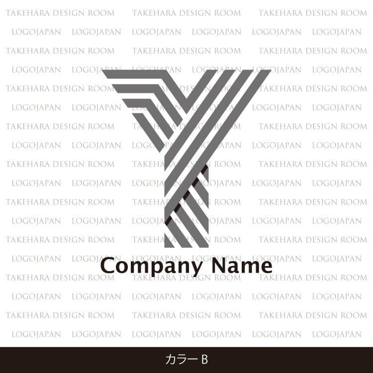 太めのラインが美しいアルファベットYブランドロゴ|販売番号01086 7 2101086color b