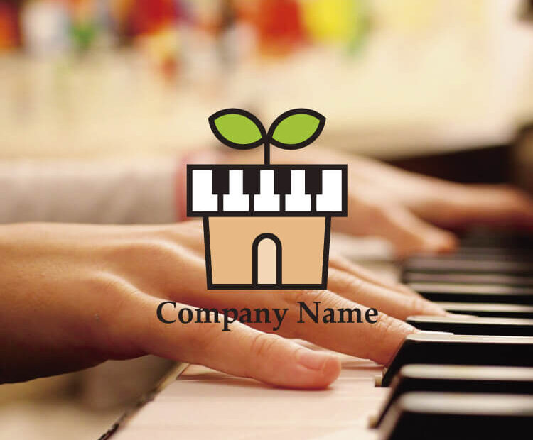ナチュラルでかわいいピアノ教室のロゴ01360