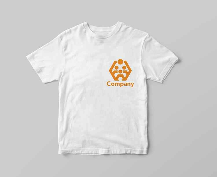 人ロゴ 縁起の良いデザイン01506ブランディング 見本｜Tシャツ