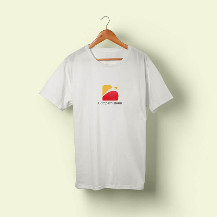 紙 飛行機ロゴ01542使用例｜Tシャツ