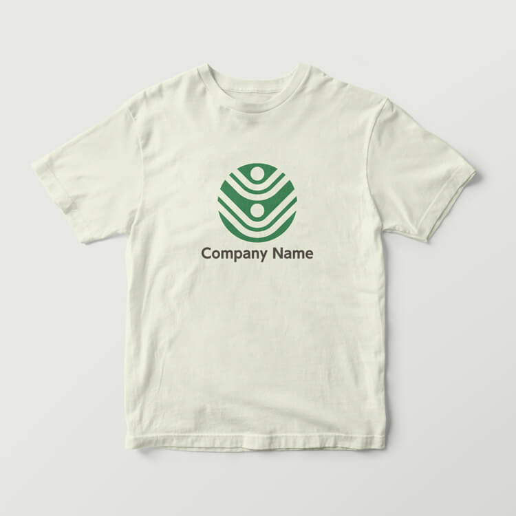 二人 ロゴ01680使用見本｜Tシャツ