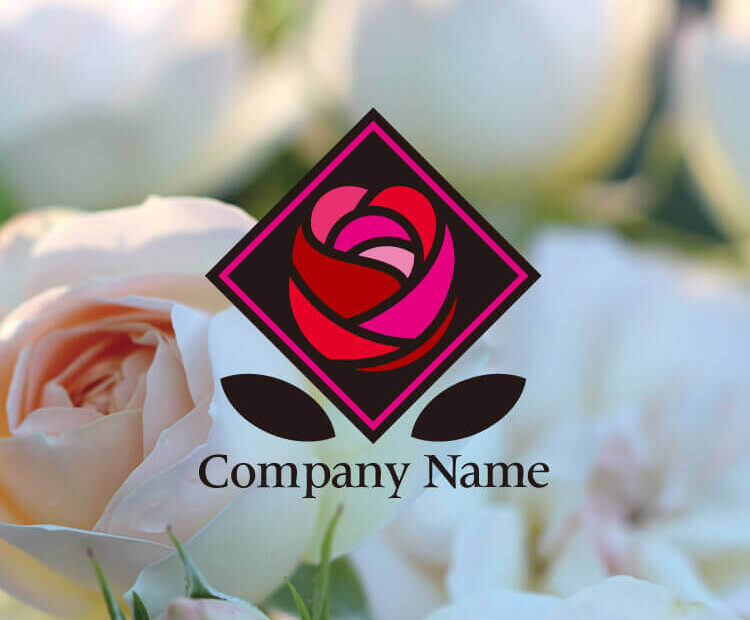 薔薇 ロゴ01706