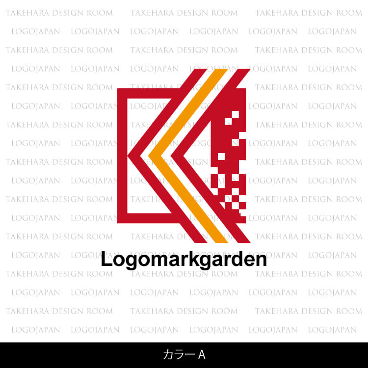 インパクトのあるKの英字ロゴ|ロゴ販売番号01879 10 英字ロゴ01879color-a