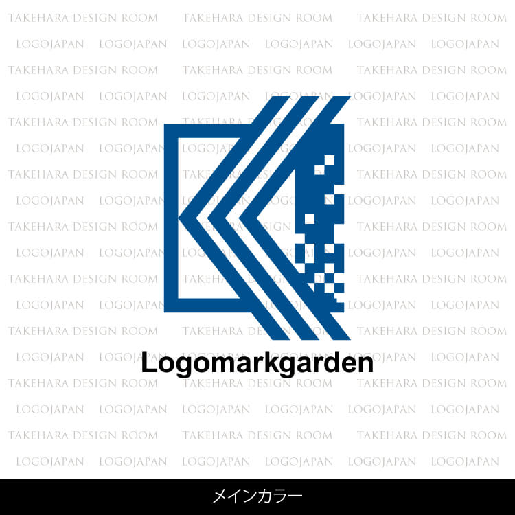 インパクトのあるKの英字ロゴ|ロゴ販売番号01879 9 英字ロゴ01879color-m