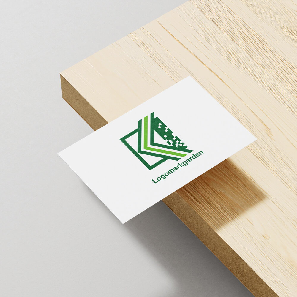 インパクトのあるKの英字ロゴ|ロゴ販売番号01879 5 英字ロゴ01879使用見本|名刺