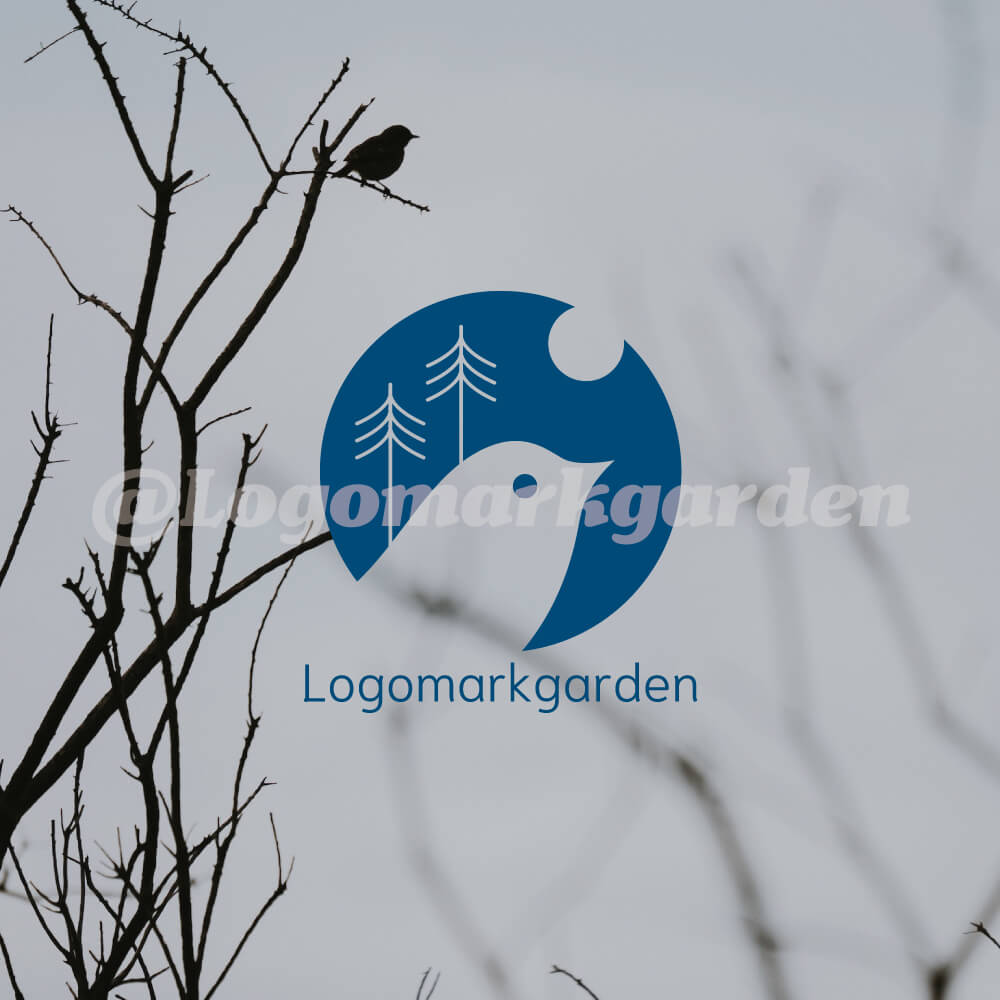 鳥のロゴ 自然01895