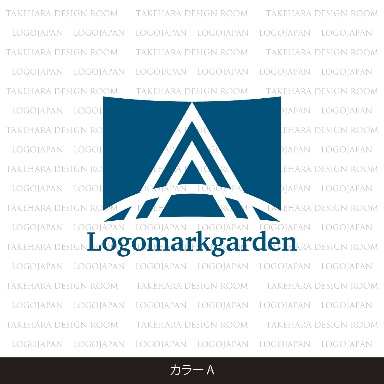 A-LOGO|地平線と山のようなAのシンプルロゴ | ロゴ販売|ロゴ購入と制作依頼サイト