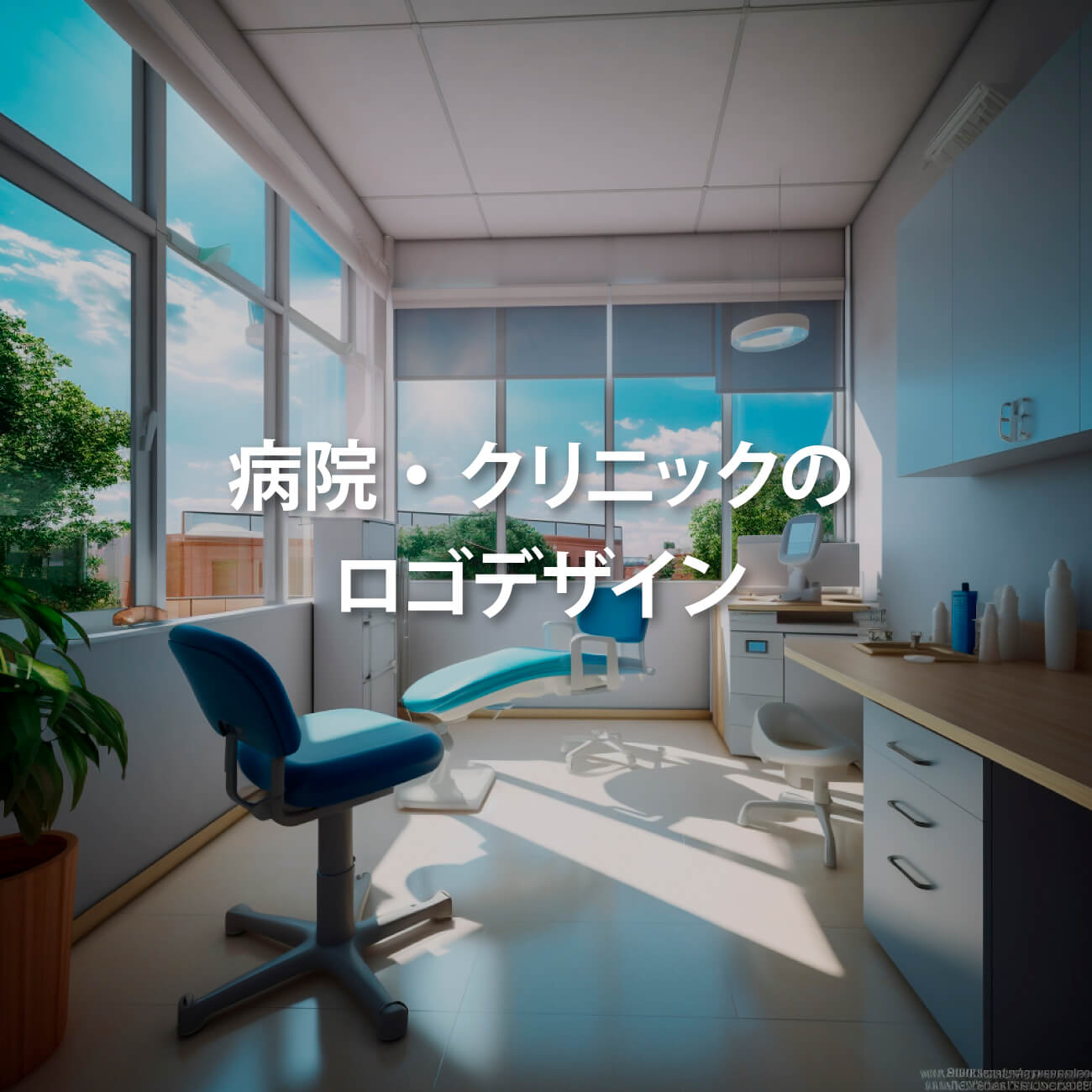 バランスロゴ 木と秤をモチーフに作成したシンボルマーク|販売01381 19 医療ロゴデザイン特集アイキャッチ