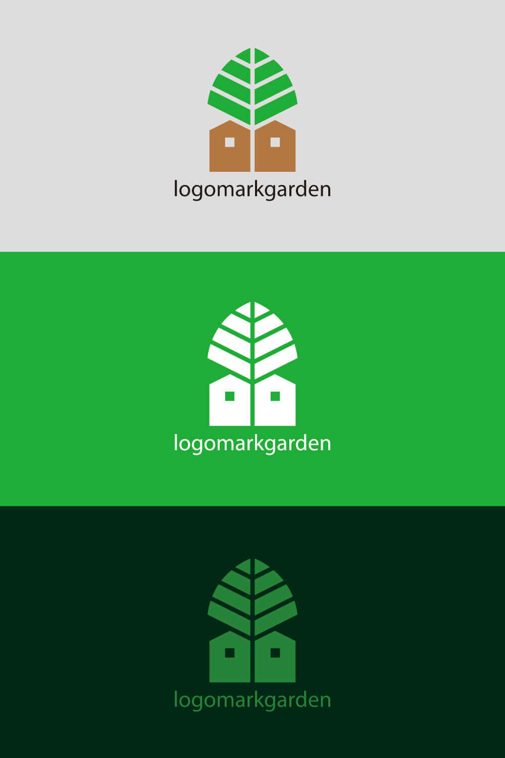木と家のロゴ0302｜カラー見本