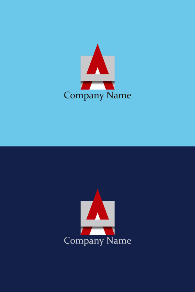 突き出る頭文字ロゴ A アルファベットのLOGO|ロゴマーク販売番号0102 | ロゴ販売|ロゴ購入と制作依頼サイト