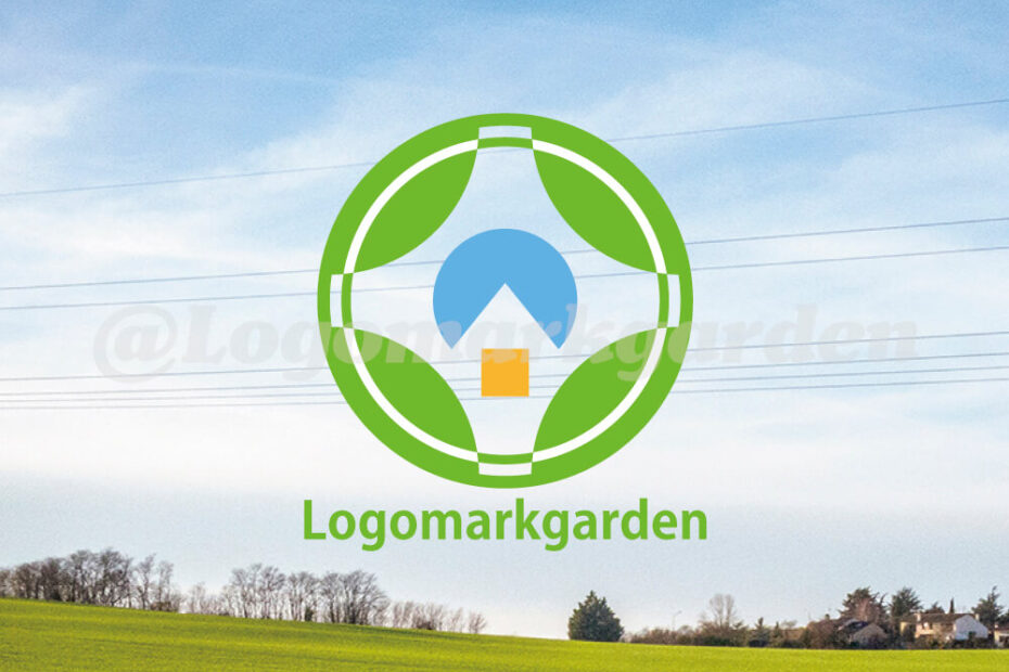 円形×十字×上向き矢印ロゴ01918｜メインイメージ