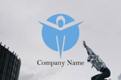 ロゴ-人のシンプルデザイン0242