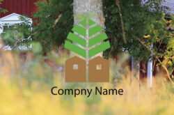 木と家のロゴ0302