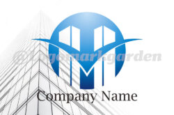 建物ロゴ 鳥01187