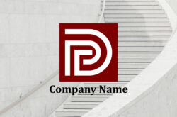 正方形ロゴ D文字デザイン01219