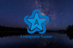 星のロゴマーク01256