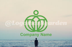 人のロゴ つながり01343