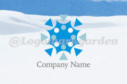 可愛いロゴ 形01443