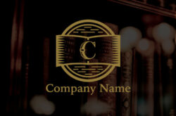 古い日記のアンティークロゴ01484