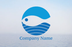 魚のロゴ01685