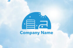 クリーニング 屋 ロゴ01809