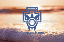 亀のロゴ 健康がテーマのデザイン01911